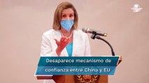 China endurece represalias sancionando a Pelosi y rompiendo mecanismos de cooperación con EU