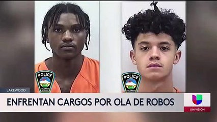 Enfrentan cargos por ola de robos