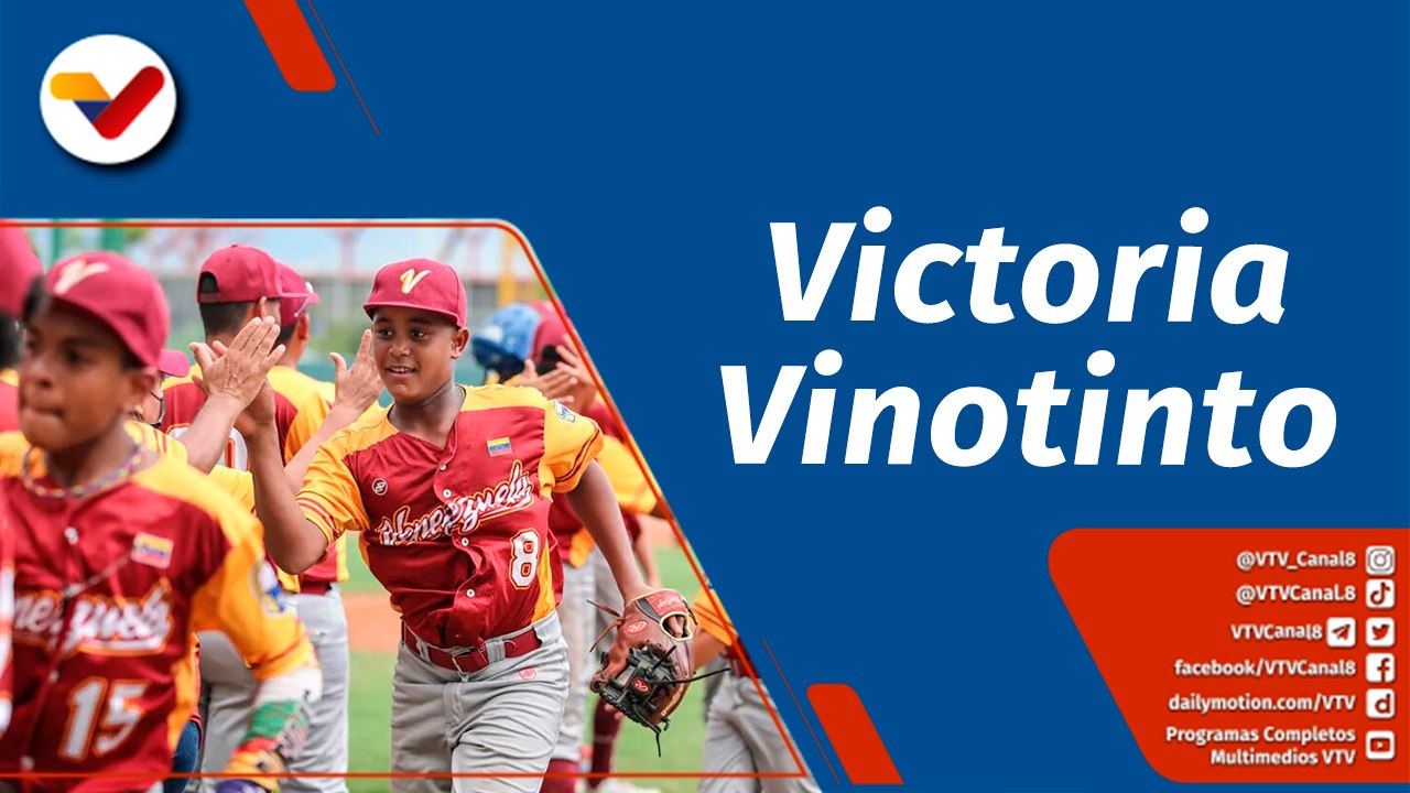 Deportes VTV  | Venezuela vence a República Dominicana en la Copa Mundial de Béisbol Sub-12