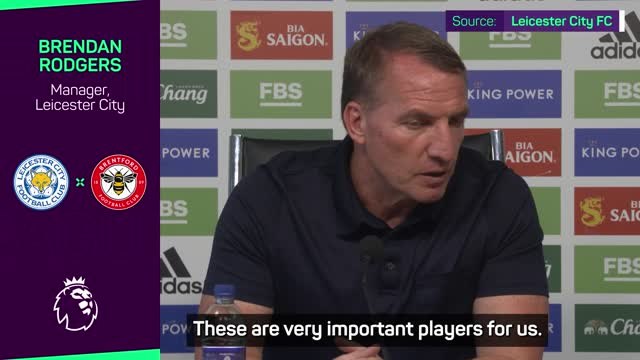 'They are not for sale' - Rodgers rules out Maddison and Fofana deals