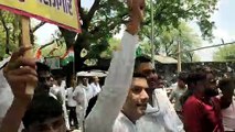 महंगाई के खिलाफ कांग्रेस का धरना-प्रदर्शन व गिरफ्तारी