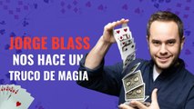 Jorge Blass nos hace un truco de magia antes de ser pregonero en las fiestas de San Cayetano de Madrid