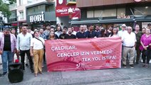 İzmir'de CHP'li gençlerden KPSS protestosu: 