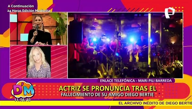 Mari Pili sobre serie 'Fandango' con Diego Bertie: Estábamos hablando de juntarnos y ver capítulos