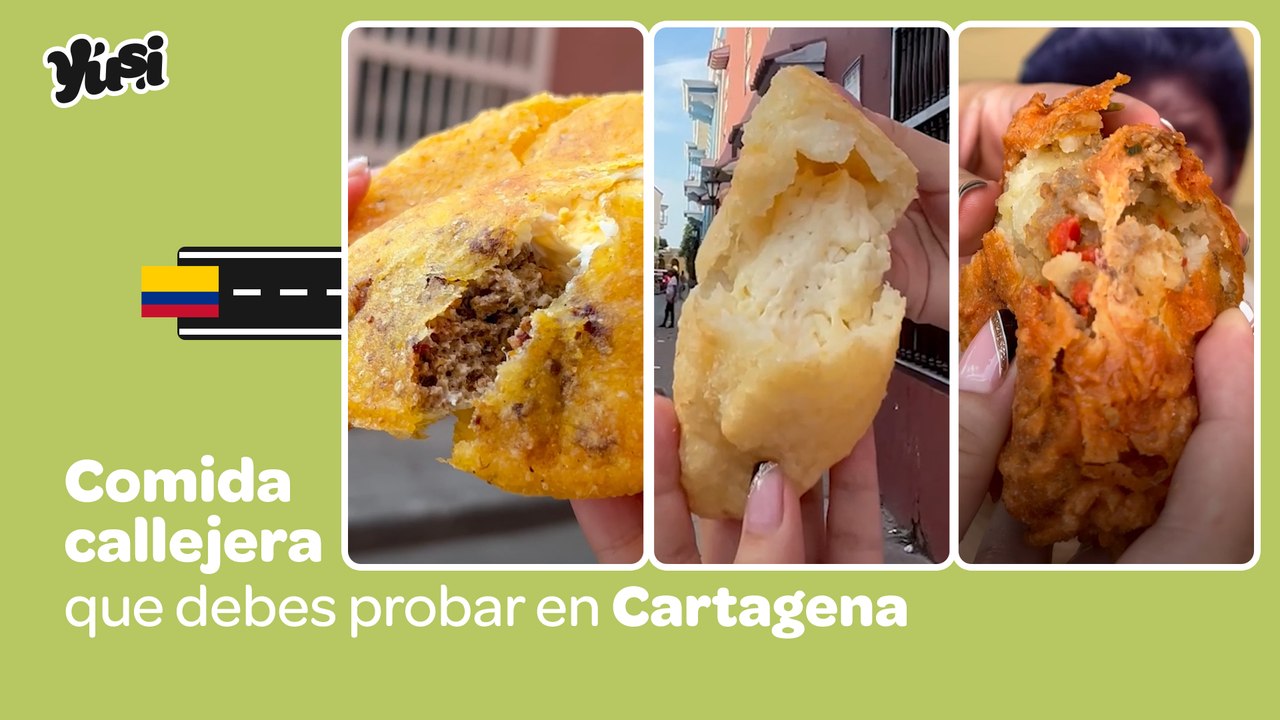 Comida callejera en Cartagena