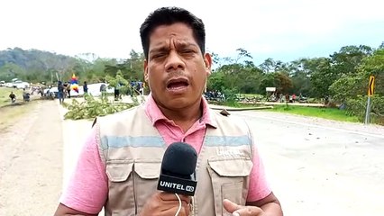 Reinstalan el bloqueo en la zona de la comunidad Santa María