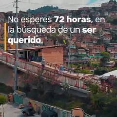 Si sospecha de la desaparición de una persona, denuncie de manera inmediata