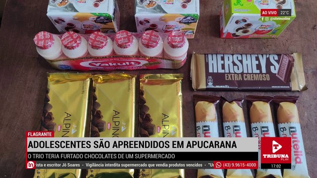 Jovens de classe média são apreendidos furtando mercado de Apucarana