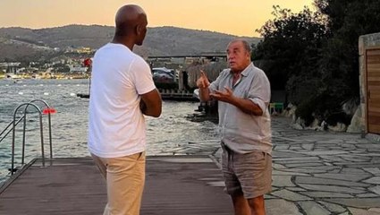 Fatih Terim, Didier Drogba'yı Bodrum'daki evinde misafir etti: Tevazun için teşekkür ederim evlat