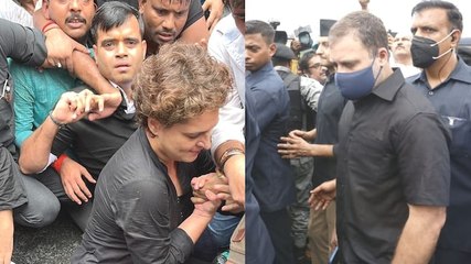 Congress on warpath: Rahul, Priyanka detained during protests against price rise
