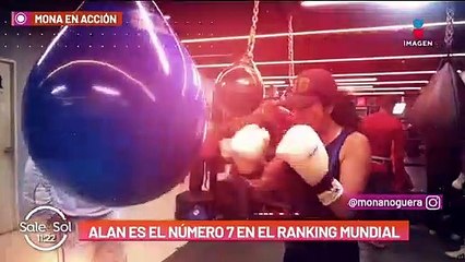 Mona Noguera entrenó junto al campeón Alan 'Rey David' Picaso
