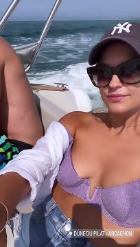 Damian Penaud et sa compagne Morgane en vacances