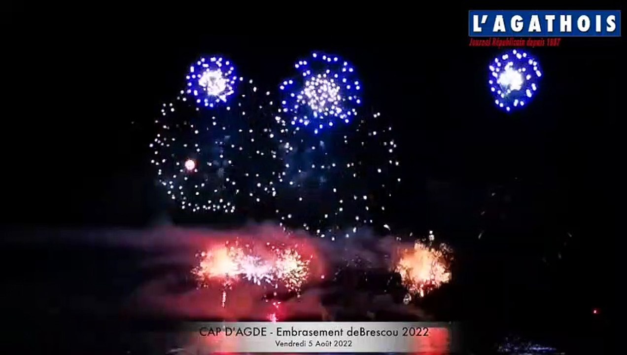 Cap d'Agde - Retour en images sur l'Embrasement du Fort de Brescou 2022