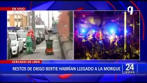 Diego Bertie: cuerpo del actor fue llevado a la Morgue Central de Lima