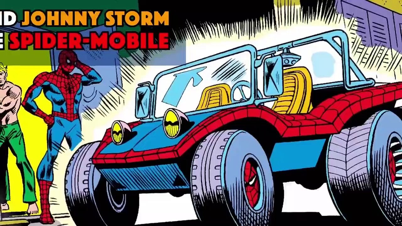 Hot Wheels Spider Mobile - SPider-Man Buggy Car