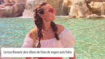 Larissa Manoela posta fotos em paisagens paradisíacas e dá detalhes de viagem pela Itália. Confira!