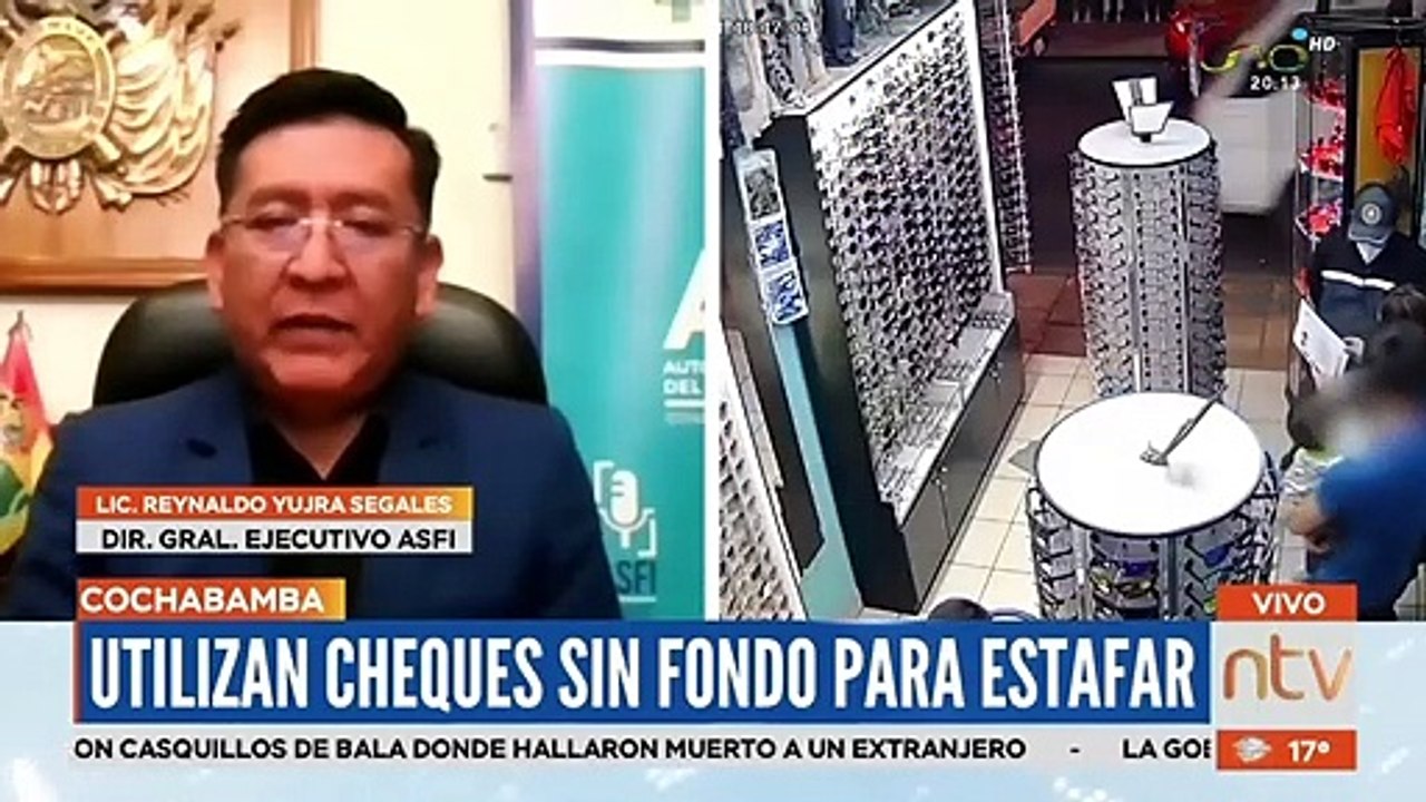 ASFI alerta sobre estafa de falsos militares con cheques sin fondos