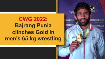 CWG 2022: Bajrang Punia clinches Gold in men's 65 kg wrestling