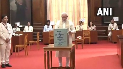 PM Modi casts his vote at Vice Presidential election