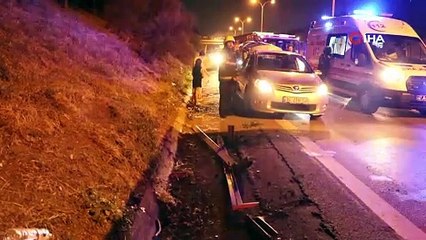 Emniyet şeridinin olmadığı yerde lastiğini kontrol etmek için durunca kazaya sebep oldu