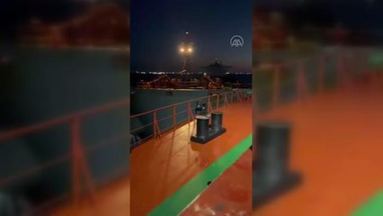 İstanbul açıklarında iki gemi çarpıştı