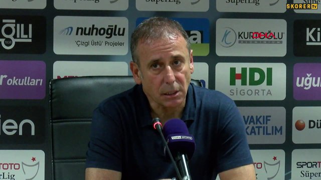 Abdullah Avcı: “2 maçtır gol yemeden devam ediyoruz”