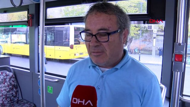 Otobüs şoförünün dikkati kazayı böyle önledi