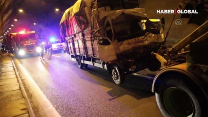 Bolu Dağı Tüneli’nde zincirleme kaza