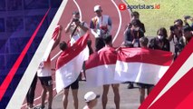 Tim Estafet Putra T11 Indonesia Persembahkan Medali Emas di ASEAN Para Games 2022