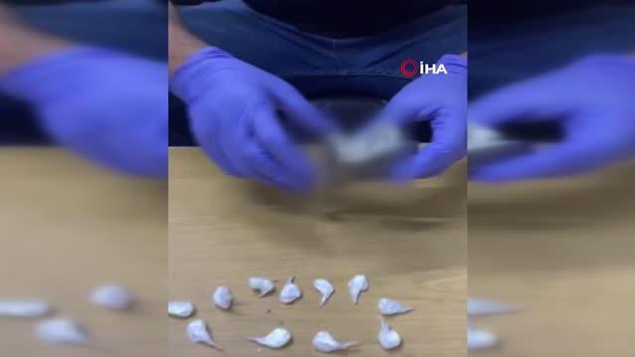 Sigara paketi içerisinde uyuşturucu