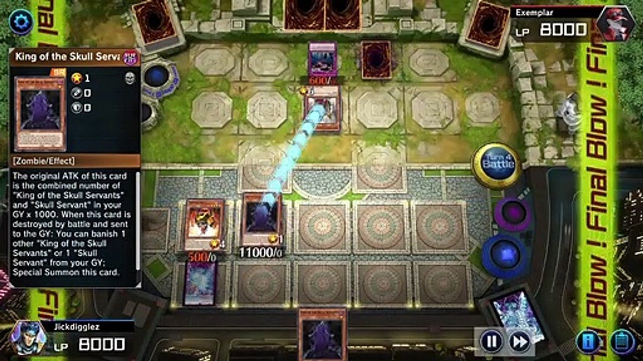 Yu-Gi-Oh Master Duel - Jickdigglez (King Of Skulls: Over 10,000 DMG In One Attack)