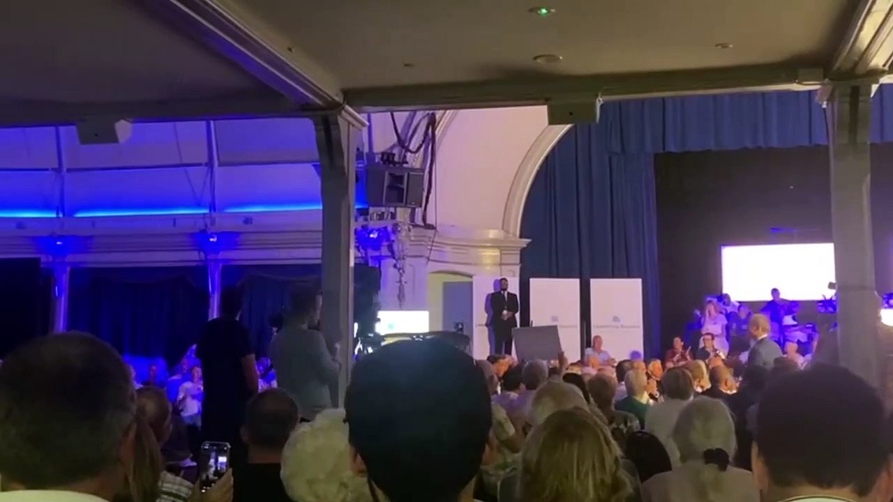 Tory leadership hustings in Eastbourne with Ris...
