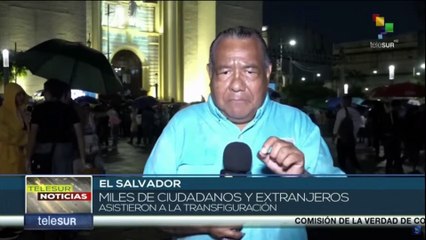 Salvadoreños asisten a ceremonia tradicional religiosa