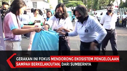 Lantamal V Lepas The Rising Tide, Kampanyekan Pengelolaan Sampah Berkelanjutan
