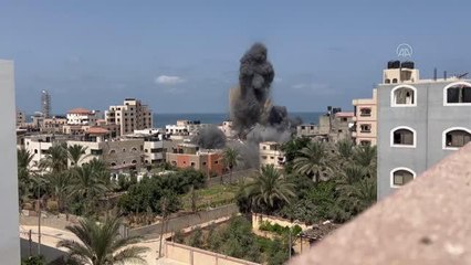 İsrail'in Gazze'ye yönelik hava saldırıları