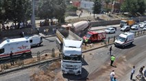 Diyarbakır’da üst geçidi kullanmayan yayalar, kazaya neden oldu