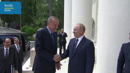 Putin y Erdogan se reúnen en Sochi