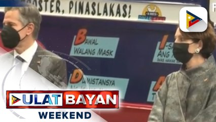 U.S. Secretary of State Blinken, pinangunahan ang pagbibigay ng P609-M tulong para sa  COVID-19 response ng Pilipinas