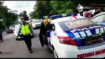 Mobil Plat RFH Tabrak Polisi di Tol Dalam Kota, Sopir Sempat Berupaya Kabur