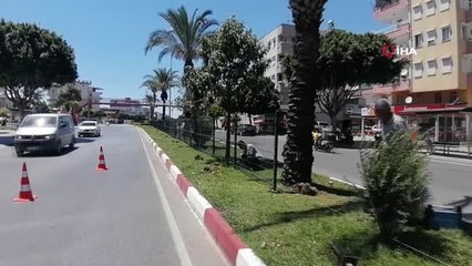 Kazaların yaşandığı refüje tel örgü çekildi
