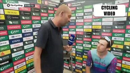 Scott McGill Reacts To Winning Stage 1 At Volta a Portugal