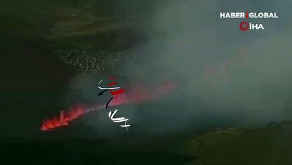 İzlanda'daki volkanik patlama sonrası 400'den fazla deprem