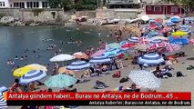 Antalya gündem haberi... Burası ne Antalya, ne de Bodrum...45 günde 100 bin kişi denize akın etti