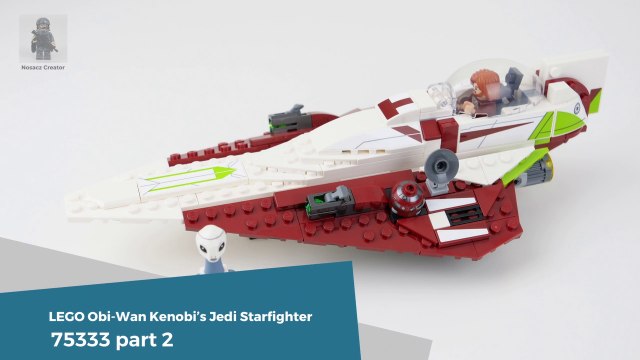 LEGO Star Wars | 75333 - Obi-Wan Kenobi’s Jedi Starfighter - unboxing and pure build - part 2