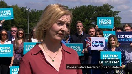 Liz Truss takes a swipe at Rishi Sunak’s economic legacy