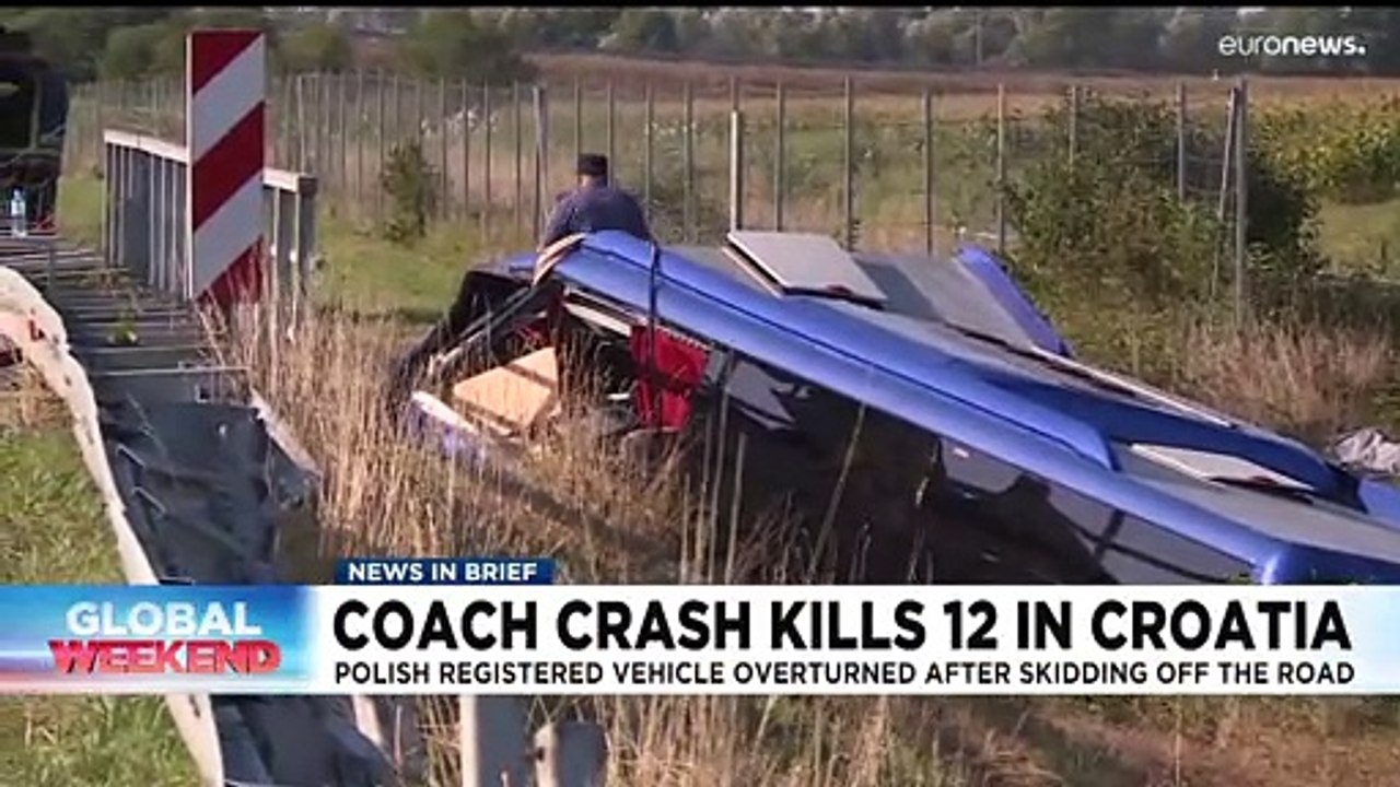 Croatia bus crash: 12 killed as coach carrying Polish Catholics to Bosnian shrine skids off road