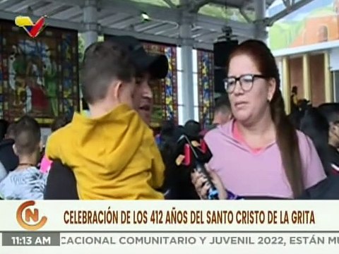 Peregrinos tachirenses celebran los 412 años del Santo Cristo de La Grita