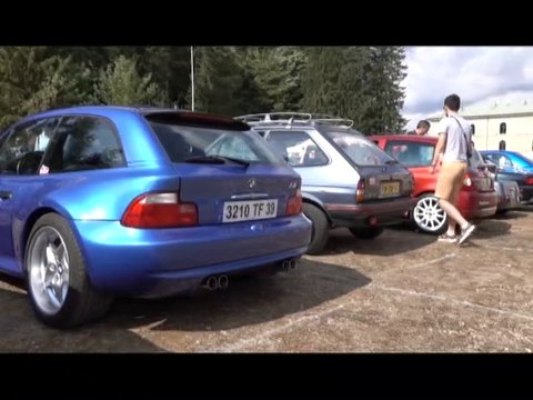 rassemblement des gentlemans aux volants au fort des rousses - vidéo lulu du jura