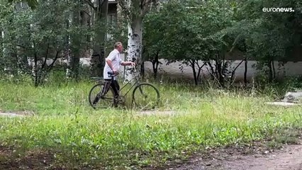 На велосипеде под обстрелом