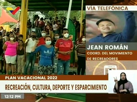 Más de 13.500 recreadores se despliegan en la primera semana del Plan Vacacional Comunitario 2022